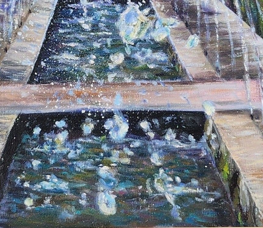 Pintura de Fergoarte - Susurros de Granada, Sinfonía de primavera