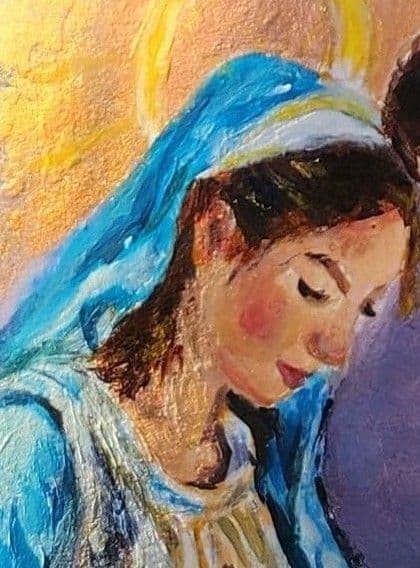 Pintura de Fergoarte - Pesebre