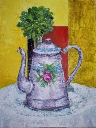 Pintura de Fergoarte - La lechera de la abuela