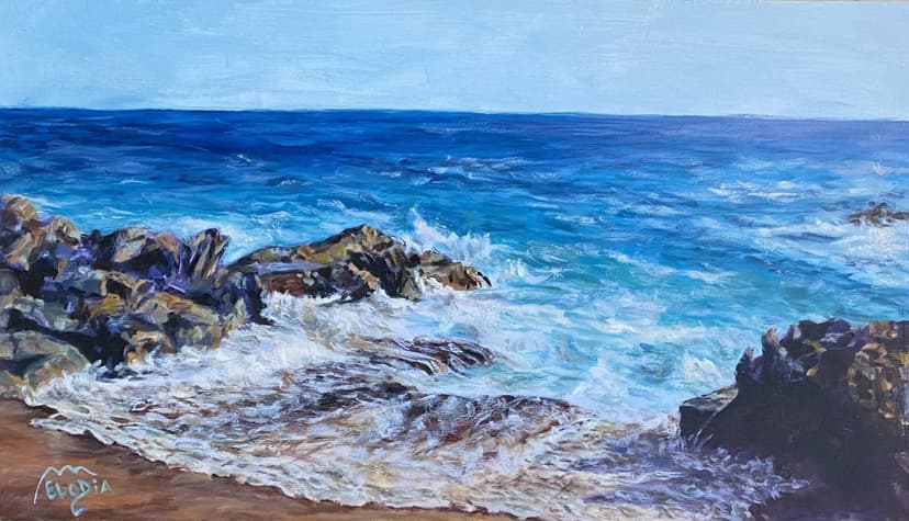 Pintura de Fergoarte - Los sonidos del mar