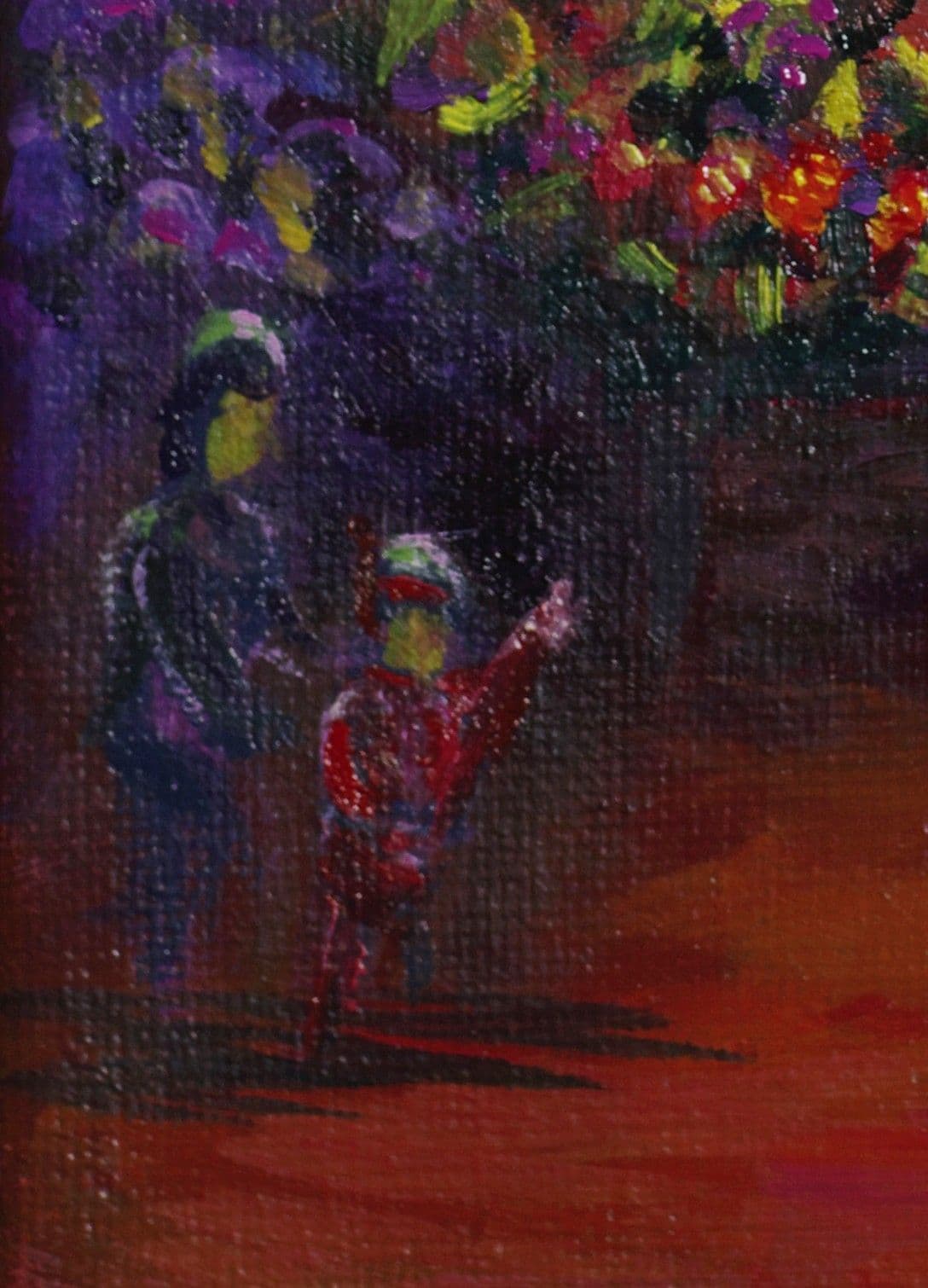 Pintura de Fergoarte - Procesión nocturna Virgen de la Paz
