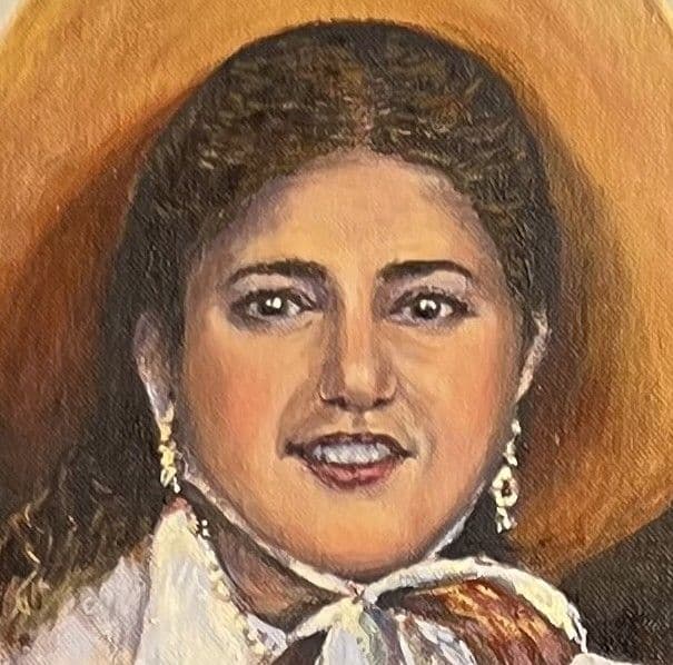 Pintura de Fergoarte - Jesusa, la pastorica