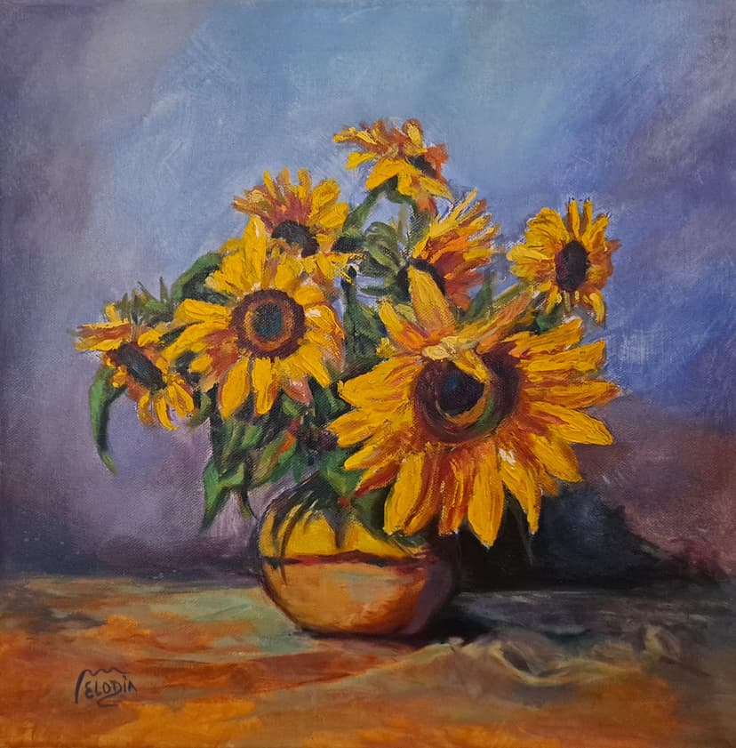 Pintura de Fergoarte - Girasoles