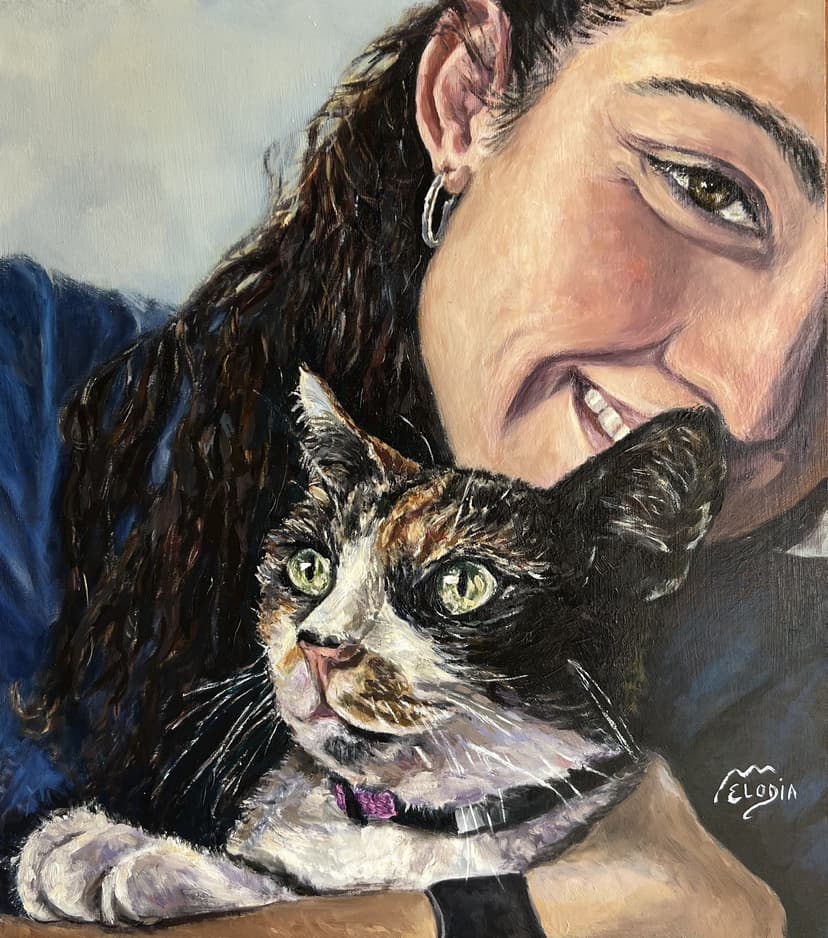 Pintura de Fergoarte - Mi princesa Paula- Alegría